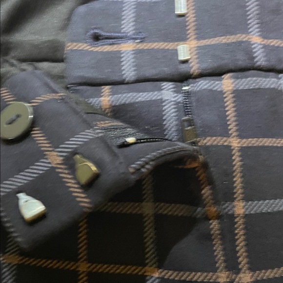 Express Black Checkered Ankle Pants - Picture 5 of 5